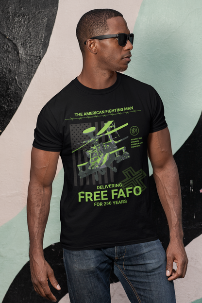 Free FAFO T-Shirt -  Nowhere To Run