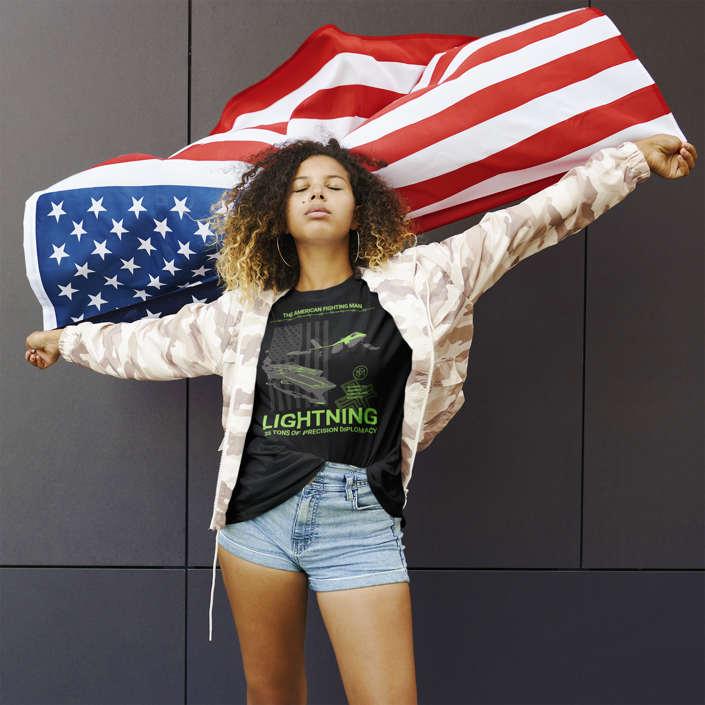 Warrior Ethos T-Shirt - LIGHTNING