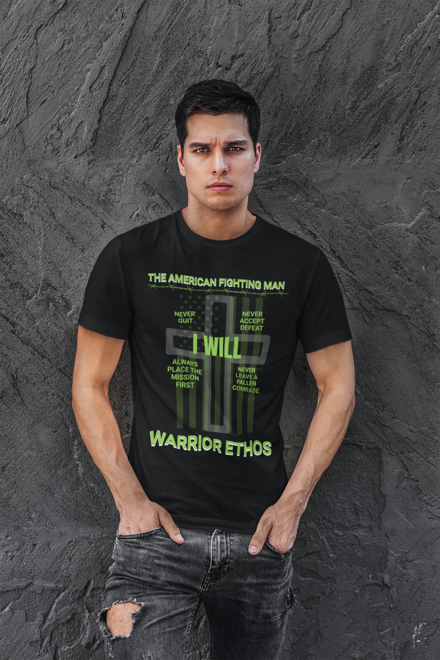 Christian Warrior Ethos T-Shirt - I WILL