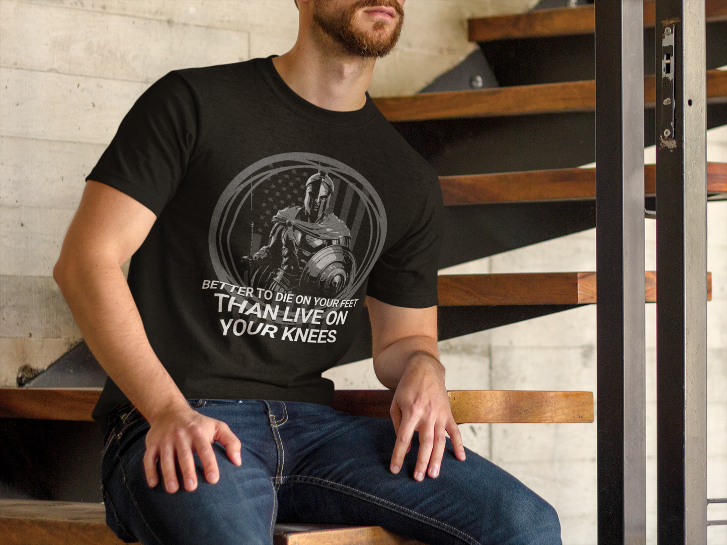 Warrior Ethos T-Shirt -  Better To Die On Your Feet