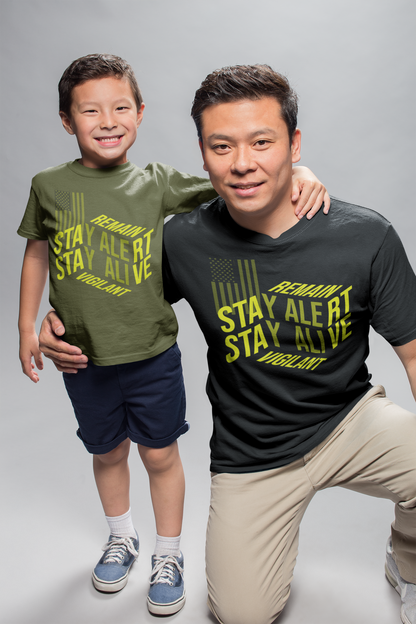 Warrior Ethos T-Shirt -  Stay Alert. Stay Alive