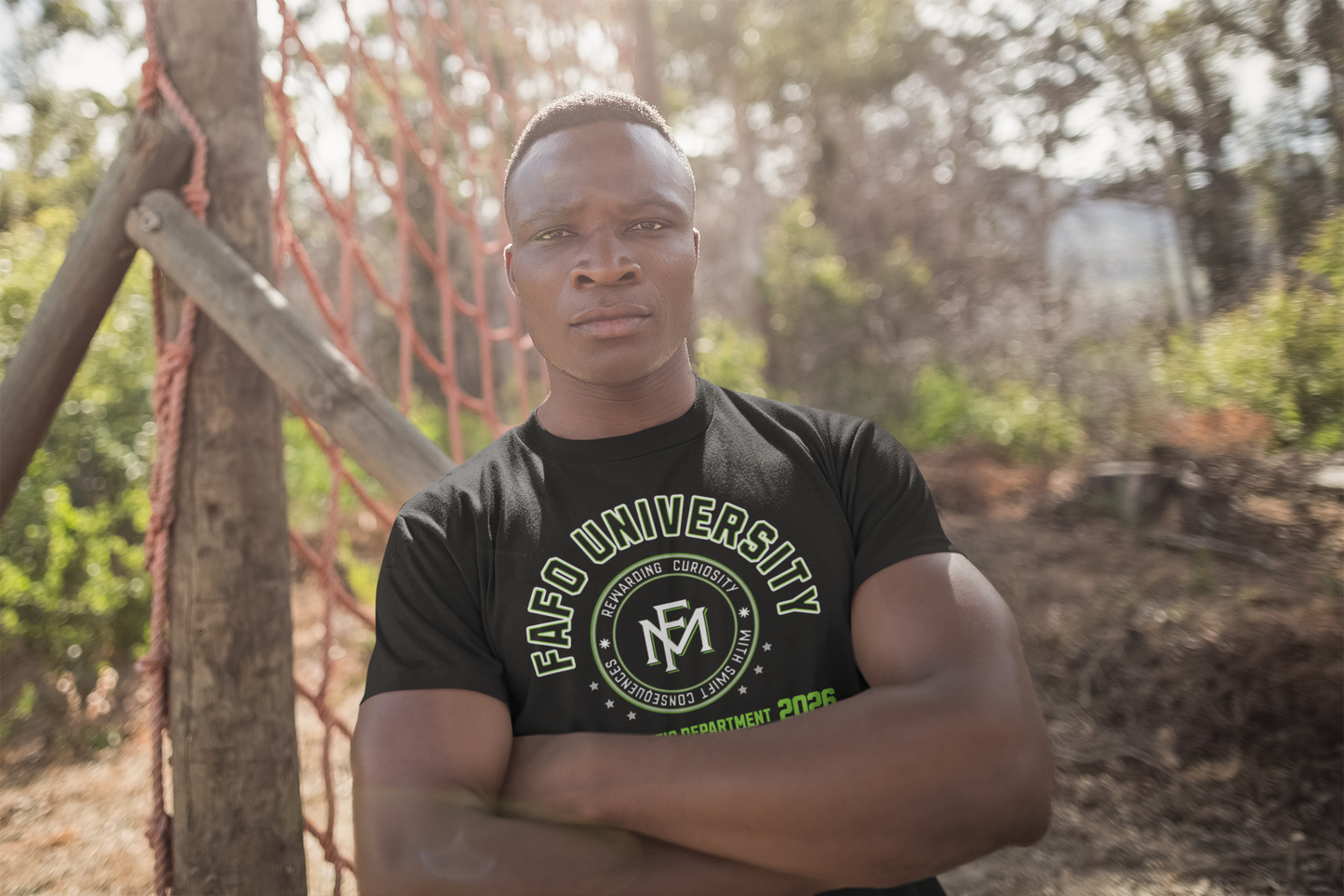 FAFO University T-Shirt - Swift Consequences