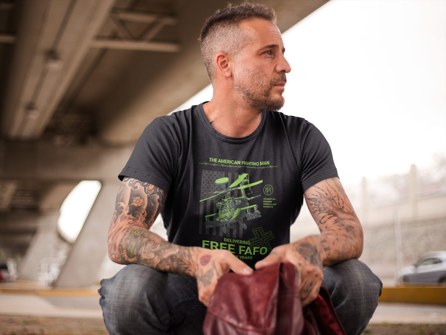 Free FAFO T-Shirt -  Nowhere To Run