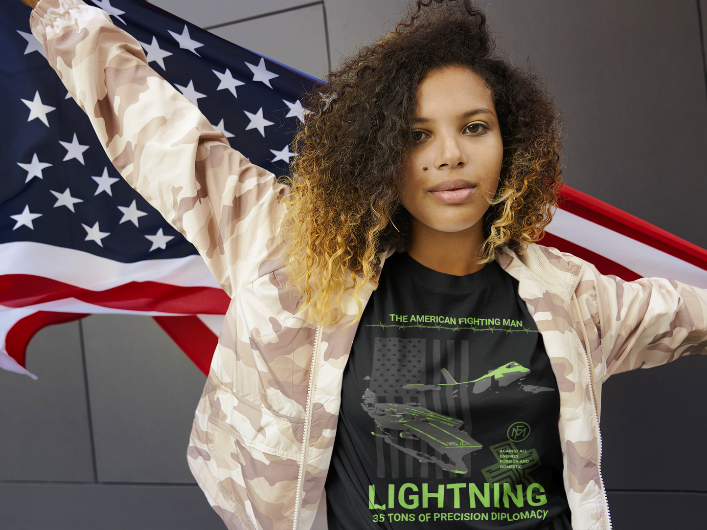 Warrior Ethos T-Shirt - LIGHTNING