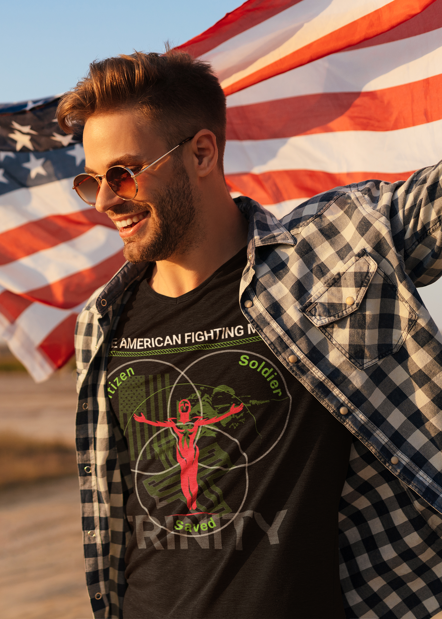 Christian Warrior Ethos T-Shirt - TRINITY